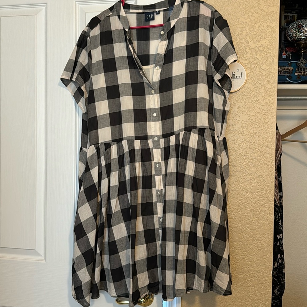 Gap Gingham Dress